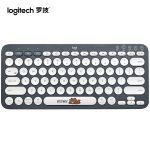 罗技（Logitech）  K380无线蓝牙键盘 超薄便携办公键盘安卓电脑手机平板iPad 少女馆 K380布朗熊