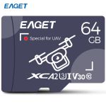 忆捷（EAGET） T5  64GB无人机存储卡高速稳定4K高清流畅 读速高达160MB/s高速TF卡