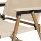 何大屋（Hodtown） 户外便携折叠椅桌椅牛津布沙滩椅钓鱼野营椅子复古露营装备野餐 克米特椅HDW1688