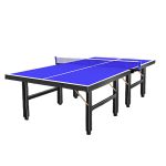 玛锐恩 室内可折叠可移动乒乓球桌蓝色