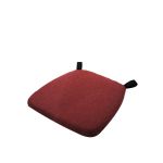 万乐晧 亚麻记忆棉坐垫（酒红色） 45*42*31cm