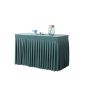 万乐晧 金丝绒长方形桌布桌裙（绿色） 尺寸可定制/平方米
