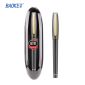 宝克（BAOKE）PC5038 中性笔0.5mm大容量签字笔子弹头水笔 黎雾灰 书写黑色 单支装
