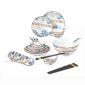 徳铂（Debo） 艾丽娜餐具套装陶瓷碟碗勺筷22件套 DEP-763
