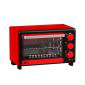 麦滋（MZeat） 家用多功能电烤箱上下独立控温烘焙定时烤红薯面包蛋糕家用烤箱16升 中国红TO1601