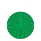 琦域 压力表防水防潮标签 绿色1/4圆弧 50MM（贴）