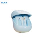 洛克（ROCK） shinchan S3mini 蜡笔小新蓝牙耳机半入耳式真无线运动音乐降噪蓝色