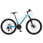 凤凰（Phoenix） 24英寸FNIX系列山地自行车合金车架单车24速XA200浅蓝色