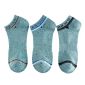AB WZ51男士棉质抗菌防臭运动低筒船袜均码3双装颜色随机
