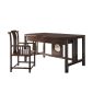 洛港 书桌（带太师椅）新中式木质家用现代桌子台式书房办公桌 1500*680*750