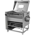 圣托（Shentop） 全自动土豆去皮机商用 大型厨房马铃薯电动磨皮机 加工工厂蔬菜水果清洗机 STSA-QX80