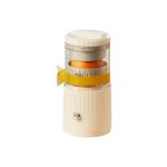 HYUNDAI无线便携式榨汁杯柳橙机家用小型充电果汁机礼品料理搅拌机随行杯 柳橙机HB-ZC01白色