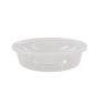 特美居（temeiju） 一次性饭盒圆形透明塑料快餐盒加厚带盖打包盒餐具30套装2500ml