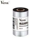 v4ink 90mm*300m单轴碳带混合基碳带 条码打印机专用色带 标签带