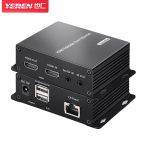 也仁 YD-G119 HDMI KVM延长器200米 rj45网络传输器  一对装