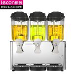 乐创（lecon） 饮料机商用冷饮机多功能果汁机全自动制冷机饮料自助 LC-J-KK18PL3 三缸单温喷淋