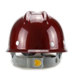 海华 安全帽头盔 高强度玻璃钢 HH-B6 酒红色（顶）