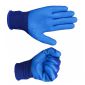 盛港（SHENGGANG） 天然乳胶手套劳保手套掌浸涂层压纹耐磨耐油防滑手套工地作业A688 蓝（12付）