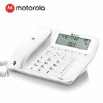 摩托罗拉（MOTOROLA） CT360C白色轻奢电话机座机固定电话 4.2英寸大屏  钢琴烤漆