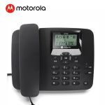 摩托罗拉（MOTOROLA） CT120C电话机座机固定电话有绳免电池双接口黑色