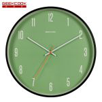 极客库（GeekCook） 呼伦贝尔14寸金属挂钟（金属黑-绿面数字） GK110328