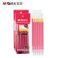 晨光（M&G）文具红色0.5mm半针管中性笔芯 拔盖签字笔替芯 经济型水笔芯 12支装MG6159