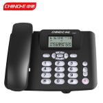 中诺（CHINO-E） C267电话机座机固定电话家用办公带免提通话来电显示免电池双接口 雅士黑