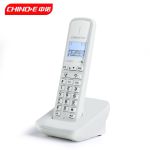 中诺（CHINO-E） W158数字无绳电话子母机一拖一办公家用免提通话无线固定电话座机 白色单机