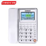 中诺（CHINO-E） 电话机座机 固定电话 办公家用 双接口免电池 快捷拨号 旋转屏幕 来电显示 G035 白色
