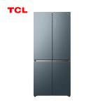 TCL 460升十字双开门四门58厘米超薄嵌入大容量家用冰箱一级变频 零缝隙嵌入 多点离子杀菌R460P12-UQ