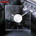 极客库（GeekCook） 喀纳斯12英寸有机玻璃挂钟（冰雪白） GK130133