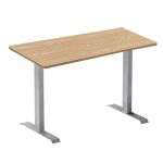 银航鑫 TM-03实木多层面板餐桌椅现代简约餐桌钢管腿餐桌 1200*600*750