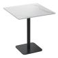 银航鑫 T15岩板餐桌椅现代简约餐桌整体冷轧钢架腿餐桌 800*800*750