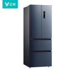 云米（VIOMI） 法式冰箱365升多开门家用嵌入式电冰箱超薄机智能双变频一级能效风冷无霜除菌净味BCD-365WMSAF04