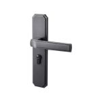固特（GUTE）房门锁卧室内门锁美式卫生间实木门把手静音门锁具 8998  灰色 左右方向通用