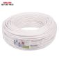 德力西电气 电线电缆RVV3芯铜芯软护套线，三芯软护套线100米白色RVV3*0.75