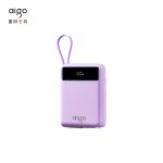 爱国者（aigo） OL10PD 22.5W自带线充电宝10000毫安大容量迷你小巧移动电源 紫