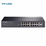 普联（TP-LINK ） TL-SG1218P 16口千兆POE+2千兆上联交换机 监控网络集线分线分流器