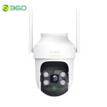 360 6Pro 4G版 128G 户外球机400W超清室外摄像头360°全景视野防水防尘监控手机远程AI人形追踪家用摄像头