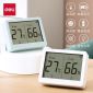 得力(deli) 室内温湿度表 LCD\电子温湿度计 婴儿房室内温湿度表 办公用品 白色LE501-WH