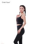 Cmierf Kuect 运动瑜伽三件套（吊带+短裤+长裤）CKIR-YJF0107A黑色S