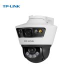 普联（TP-LINK ） TL-IPC669-A4监控摄像头家用高清防水360度全景全彩双摄枪球一体机网络监控器