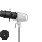 爱图仕（Aputure） Spotlight SE 调焦聚光套件 led摄影灯切光投影造型插片束光筒IRIS套装黑色