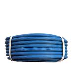 恒力信 氧气带 内径φ6mm 工业高压钢丝氧气管耐磨阻燃橡胶气管 蓝色 按压式螺母接口M16*1.5mm