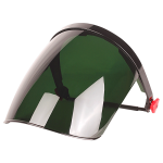 成楷科技（CK-Tech） 高空PC防护面罩头戴式 电焊防飞溅耐高温8号面屏 CKL-3119G 绿色（个）
