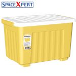 SPACEXPERT 收纳箱黄色60L 1个装 带轮C5038