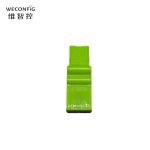 维智控（WECONFIG） 网线分线器五类卡扣标识牌标签理线器19*15mm绿色10个/1包