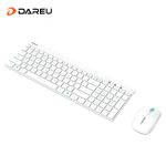 达尔优（dareu）LK189键鼠套装无线办公便携商务防溅笔记本电脑外设企业学习学校外接键盘套装白色