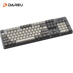 达尔优（dareu）EK810无线键盘 机械键盘 笔记本电脑办公商务键盘 2.4G 深空灰茶轴