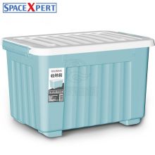SPACEXPERT 收纳箱蓝色36L 1个装 带轮C5037
